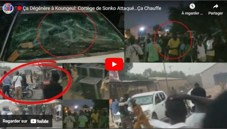 🔴Ça Dégénère à Koungeul: Cortège de Sonko Attaqué…Ça Chauffe