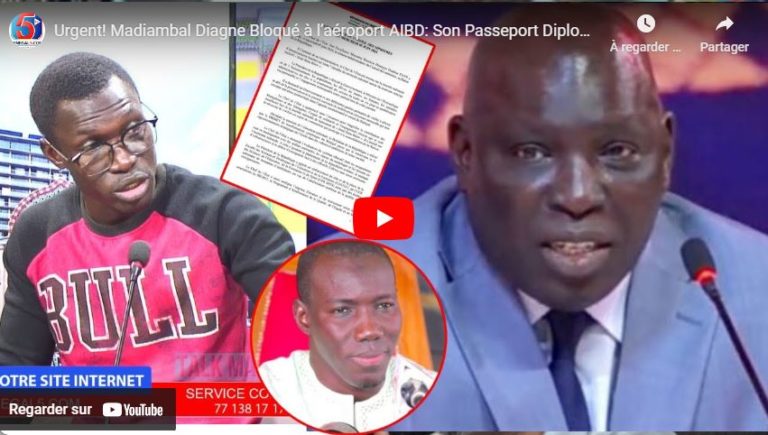 Urgent! Madiambal Diagne Bloqué à l’aéroport AIBD: Son Passeport Diplomatique Retiré?