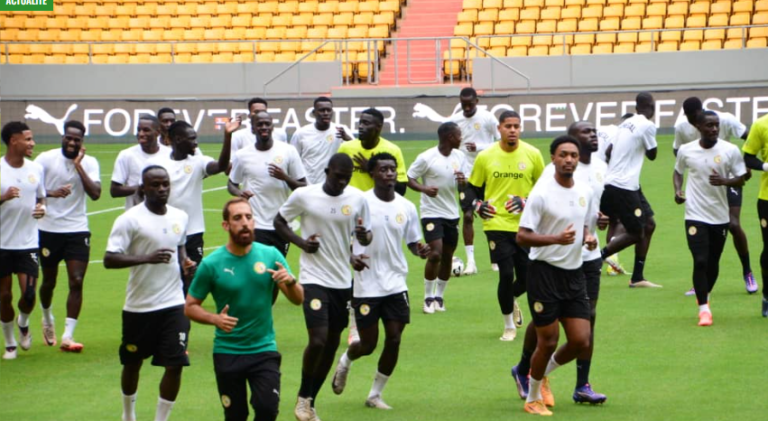 Éliminatoires CAN 2025 : dernière séance des Lions avant d’affronter le Malawi