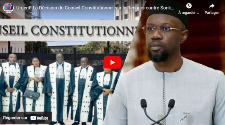 Urgent! La Décision du Conseil Constitutionnel sur le Recours contre Sonko attendue: Arfan Balance…