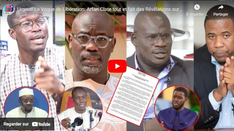 Urgent! La Vague de Libération: Arfan Clate tout et fait des Révélations sur Yerim, Bougane et Kader