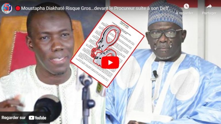 🔴Moustapha Diakhaté Risque Gros…devant le Procureur suite à son Defferement…