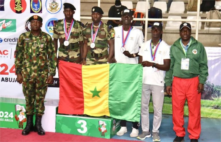 Jeux Africains Militaires : Le Sénégal termine à la troisième place du parcours des obstacles