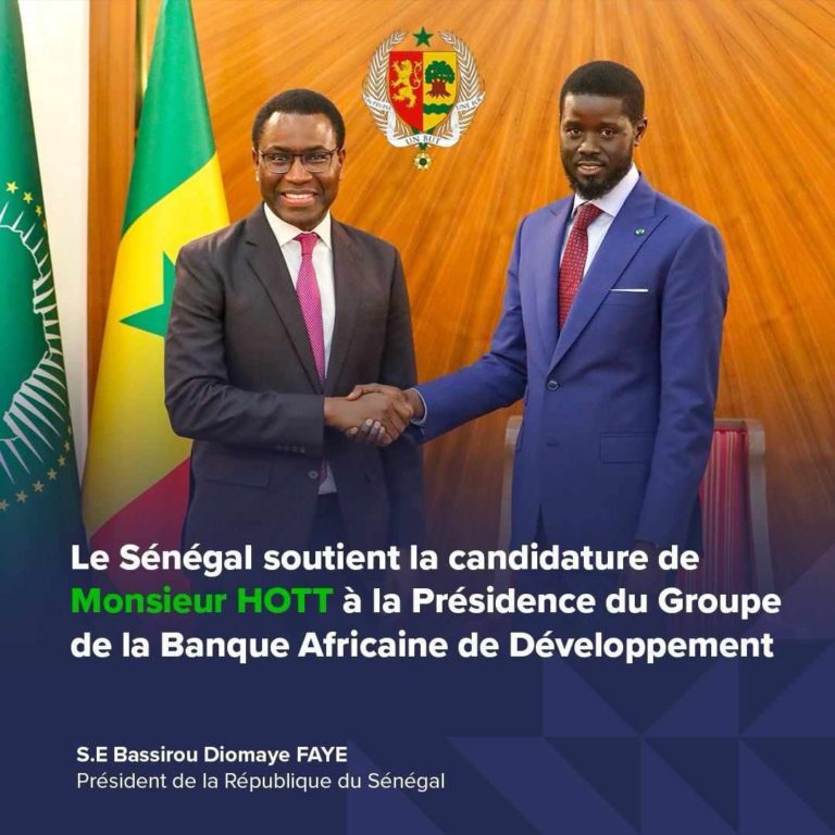 « Un choix visionnaire pour le Sénégal et l’Afrique : Amadou Hott candidat à la BAD… »