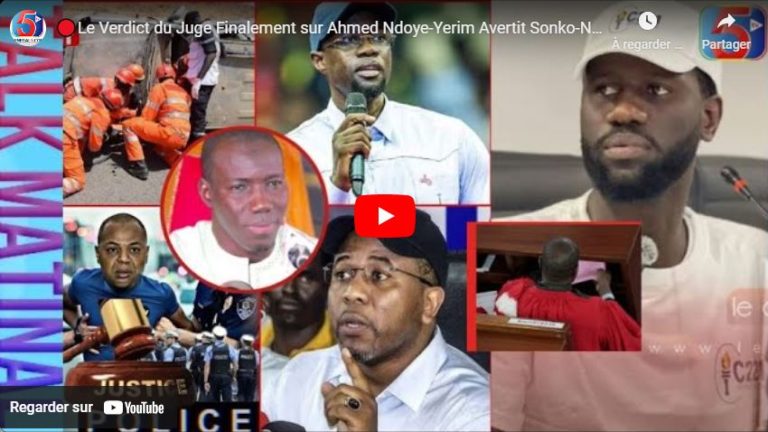 🔴Le Verdict du Juge Finalement sur Ahmed Ndoye-Yerim Avertit Sonko-Nouvelles Nominations de Diomaye