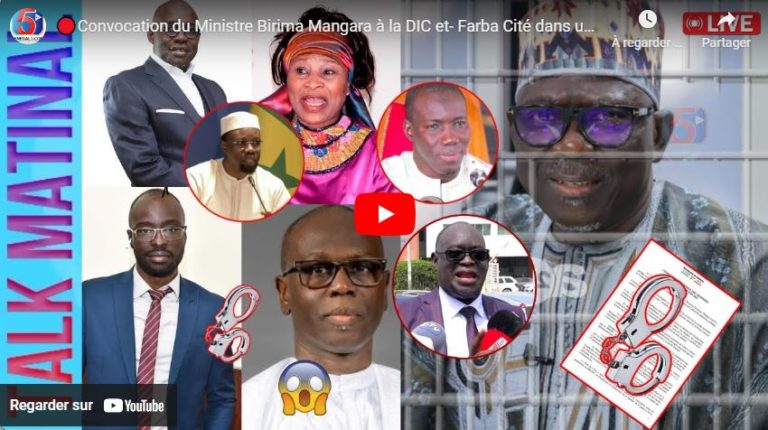 🔴Convocation du Ministre Birima Mangara à la DIC et- Farba Cité dans un Scandale-Aissata Tall Charge