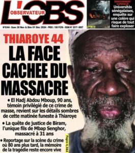 Découvrez les Unes des journaux Sénégalais du samedi 30 novembre 2024