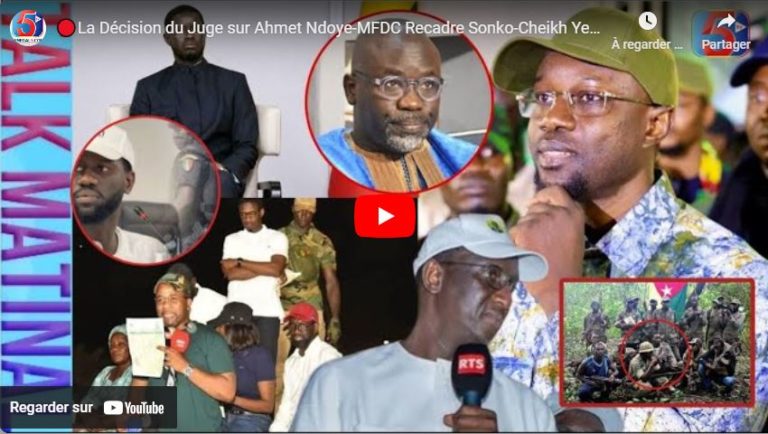 🔴La Décision du Juge sur Ahmet Ndoye-MFDC Recadre Sonko-Cheikh Yerim Attaque Sonko-Diomaye Décide…