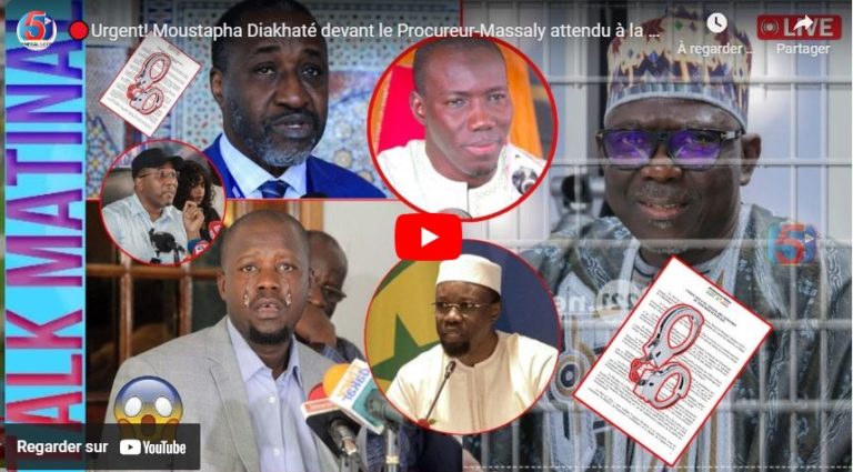 🔴Urgent! Moustapha Diakhaté devant le Procureur-Massaly attendu à la Section de Recherches-Bougane