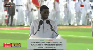 80e anniversaire du massacre de Thiaroye : Voici l’intégralité du discours du Président Bassirou Diomaye Faye