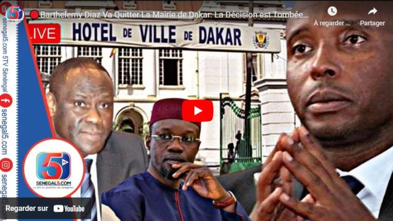 🔴Barthelemy Diaz Va Quitter La Mairie de Dakar: La Décision est Tombée…La Notification Reçue…