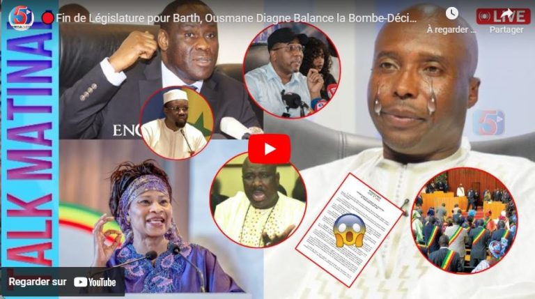 🔴Fin de Législature pour Barth, Ousmane Diagne Balance la Bombe-Décision de Dethié Fall et PDF va…