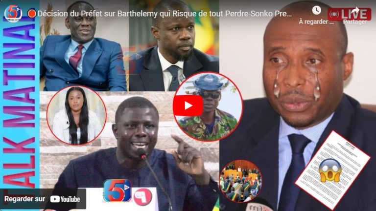 🛑Décision du Préfet sur Barthelemy qui Risque de tout Perdre-Sonko Prend une Grosse Décision-Bougane
