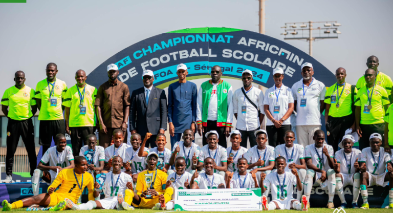 Championnat scolaire Africain de Football UFOA-A U15 : Le Sénégal bat la Gambie (2-0) et décroche l’or