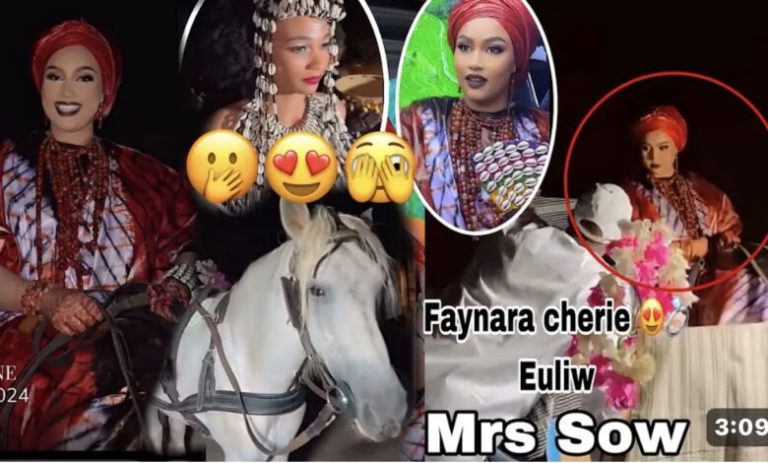 (Vidéo) – Mariage Faynara : L’influence comme une reine sur un cheval…