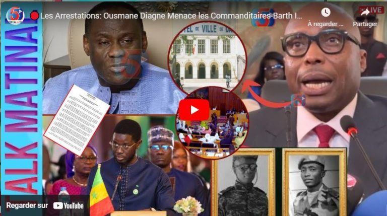 🔴Les Arrestations: Ousmane Diagne Menace les Commanditaires-Barth Interdit à la Mairie par-Sonko dan