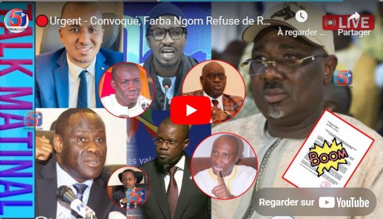 🔴Urgent - Convoqué, Farba Ngom Refuse de Répondre-La Décision Ad hoc-Diomaye Décide-Omar Sow et Abou
