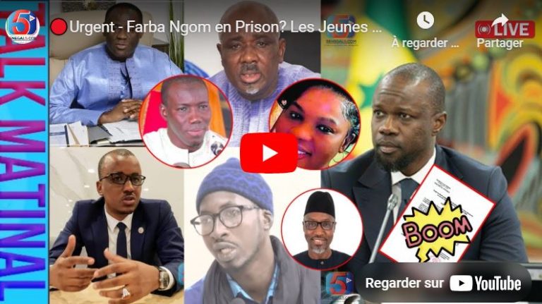 🔴Urgent - Farba Ngom en Prison? Les Jeunes de Agnam Barrent tout-Mame Boye Diao Cité-Sonko Décide de