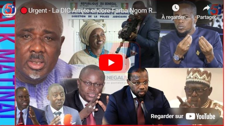 🔴Urgent - La DIC Arrête encore-Farba Ngom Risque du Lourd-Moustapha Diakhaté Attaque-Sonko Décide...