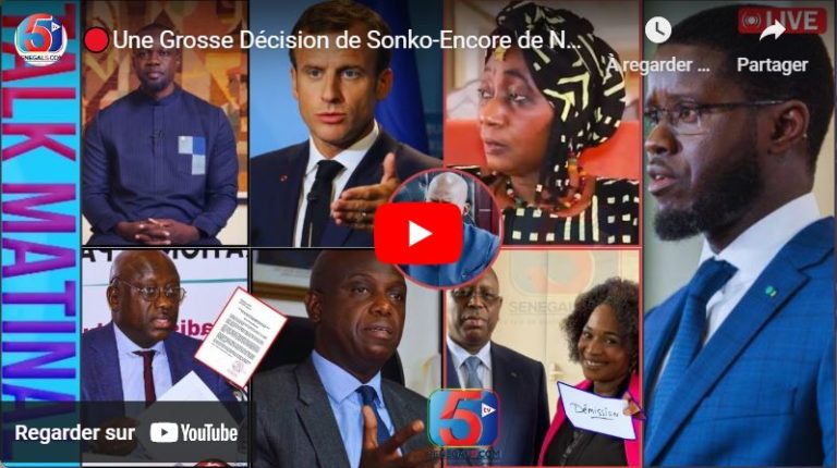 🔴Une Grosse Décision de Sonko-Encore de Nouvelles Démissions-Gendarmerie Menacée-Raky Kane Quitte…
