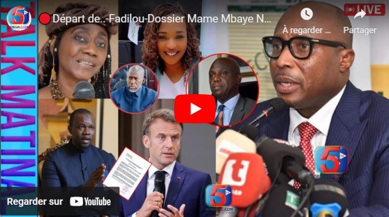 🔴Départ de..-Fadilou-Dossier Mame Mbaye Ndiaye Relancé-Grosse Décision de Sonko-Barth Accuse Revelan