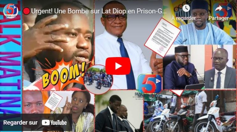 🔴Urgent! Une Bombe sur Lat Diop en Prison-Grosse Décision de Sonko-Diomaye Acte-Cour des Comptes