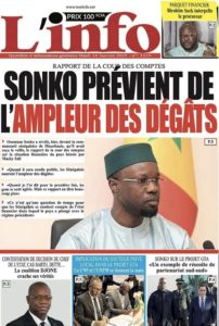 Découvrez les Unes des journaux Sénégalais du mardi 14 janvier 2025