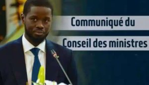 Communiqué du Conseil des ministres du 29 Janvier 2025
