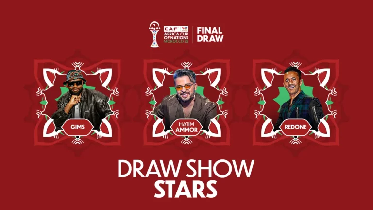 Hatim Ammor, RedOne, Gims : Un casting de rêve pour le show du tirage au sort de la Coupe d’Afrique des Nations, Maroc 2025