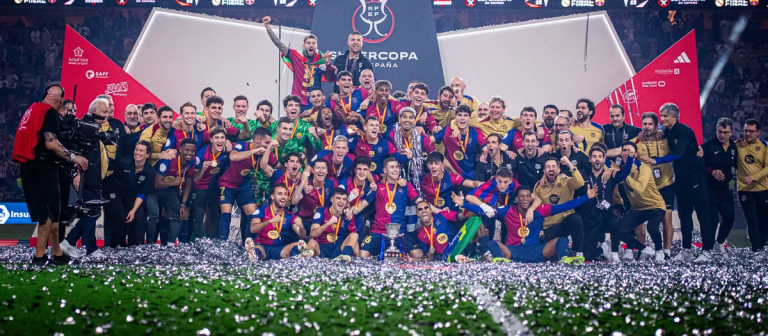Le FC Barcelone remporte la Supercoupe d'Espagne en écrasant le Real Madrid (2-5)