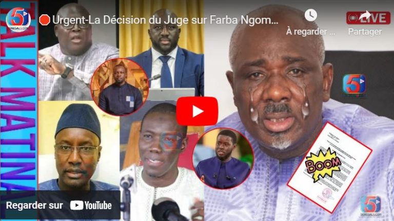 🛑Urgent-La Décision du Juge sur Farba Ngom-Pape Sané Devant les Enquêteurs de la DIC-Rapport IGE…