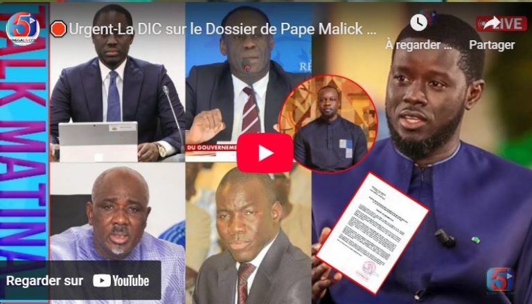 🛑Urgent-La DIC sur le Dossier de Pape Malick Ndour-2e Dossier pour Farba Ngom-Arrestations-Diomaye R