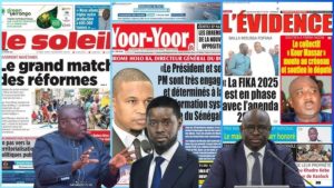 Découvrez les Unes des journaux sénégalais du lundi 10 février 2025
