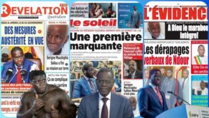Découvrez les Unes des journaux sénégalais du lundi 17 février 2025