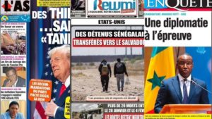Découvrez les Unes des journaux sénégalais du mercredi 05 février 2025
