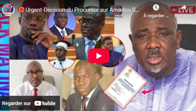 🛑Urgent-Décision du Procureur sur Amadou Sall-1ere Nuit de Adama Fall en Prison-Farba Ngom CPI-Sonko