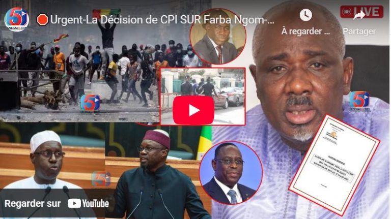 🛑Urgent-La Décision de CPI SUR Farba Ngom-Sonko Active le Plan-Amadou Sall Vers une Convocation au
