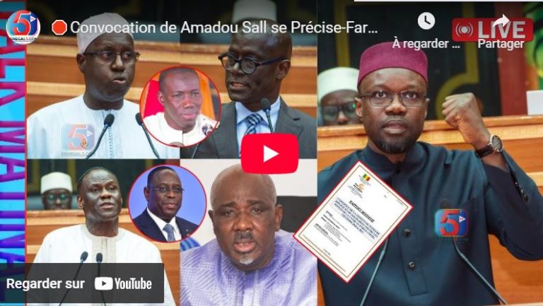🛑Convocation de Amadou Sall se Précise-Farba Ngom à la CPI-TAS Réplique à Sonko-Apr Boycotte