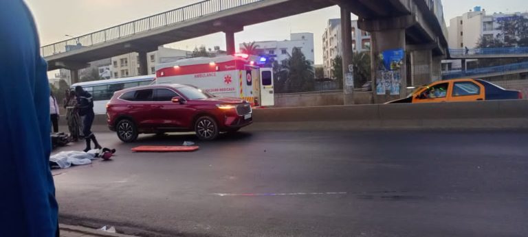 Croisement Camberène : un conducteur de moto tué dans une collision impliquant un 4x4 et un bus "Tata"
