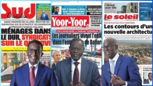 Découvrez les Unes des journaux sénégalais du mardi 18 février 2025