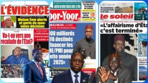 Découvrez les Unes des journaux sénégalais du mercredi 19 février 2025