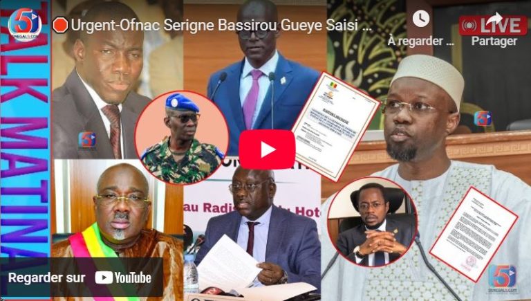 🛑Urgent-Ofnac Serigne Bassirou Gueye Saisi à la Dernière Minute-La Police Quitte-Sonko à l’Assemblée