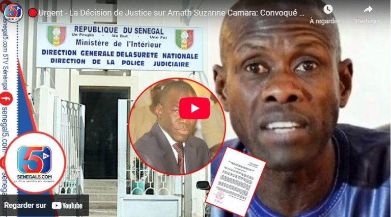 🔴Urgent - La Décision de Justice sur Amath Suzanne Camara: Convoqué à la Section de Recherches…