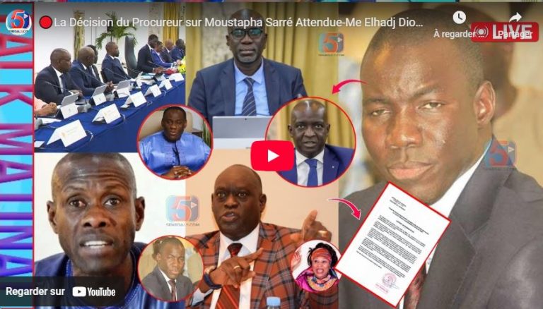 🔴La Décision du Procureur sur Moustapha Sarré Attendue-Me Elhadj Diouf Interpelle-Sonko/Diomaye…