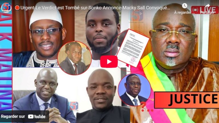 🛑Urgent-Le Verdict est Tombé sur-Sonko Annonce-Macky Sall Convoqué? Farba Cite Enfonçant
