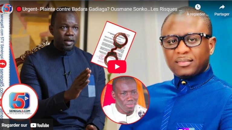 🔴Urgent- Plainte contre Badara Gadiaga? Ousmane Sonko…Les Risques d’une Poursuite pour Diffamation…