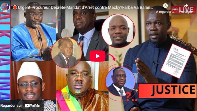 🛑Urgent-Procureur Décrète-Mandat d’Arrêt contre Macky?Farba Va Balancer des Nom-Mimi Dégaine sur TAS