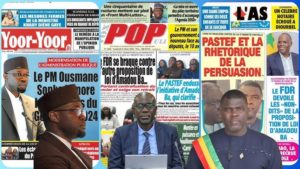Découvrez les Unes des journaux sénégalais du samedi 22 mars 2025