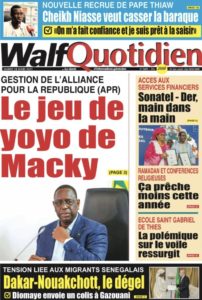 Découvrez les Unes des journaux sénégalais du mardi 18 mars 2025