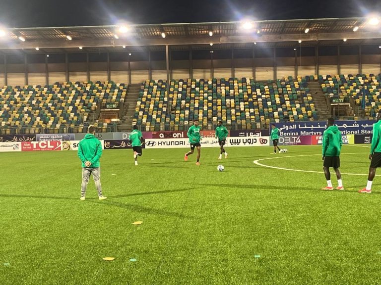 Match Soudan-Sénégal: dernière seance d’entrainement des Lions à Benghazi